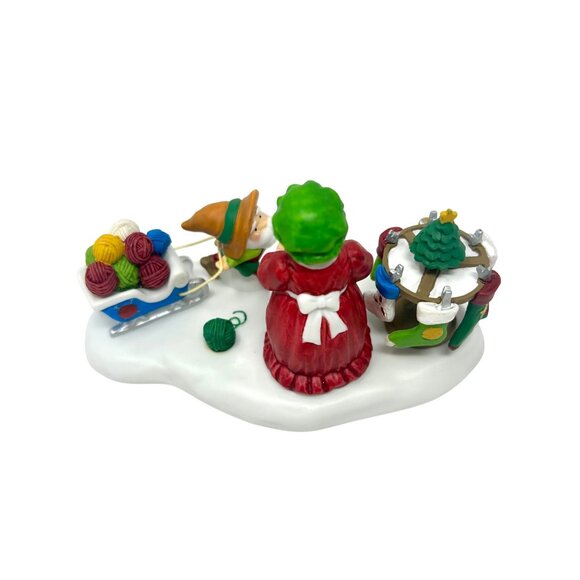 Department 56 - North Pole - "More Yarn For Your Stockings Mrs. Claus!" Vintage - Picture 2 of 9